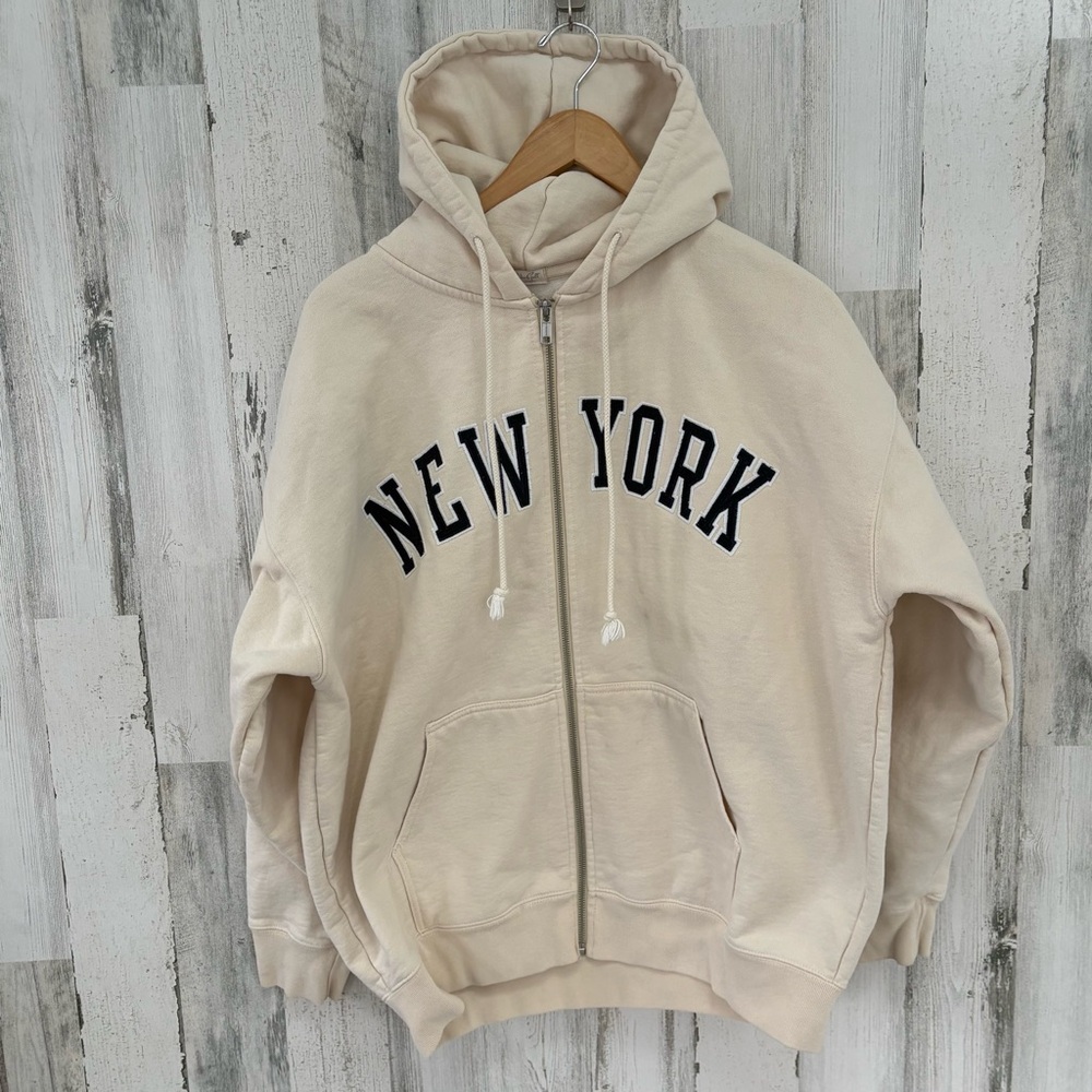 Brandy Melville John Galt Women’s Size XL Oversize Full Zip Hooded Jacket